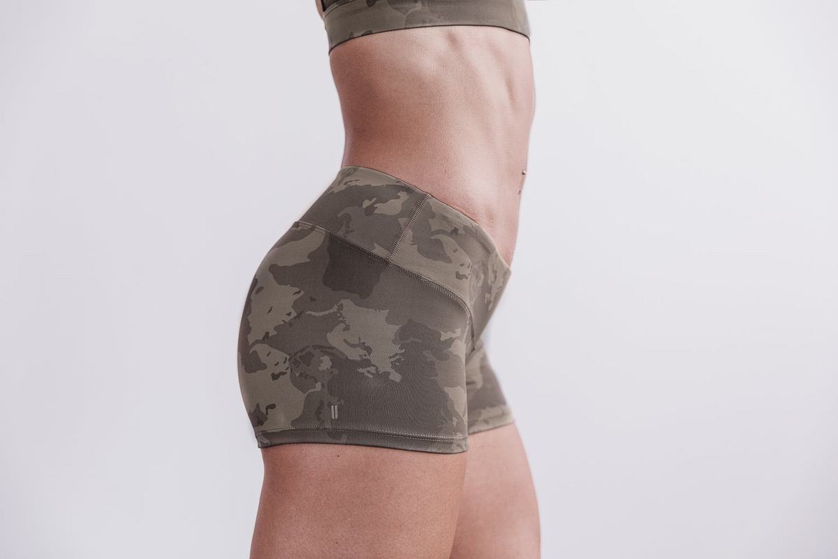 Nobull 2\'\' Korte Broek Dames Camo | 109375-UDZ