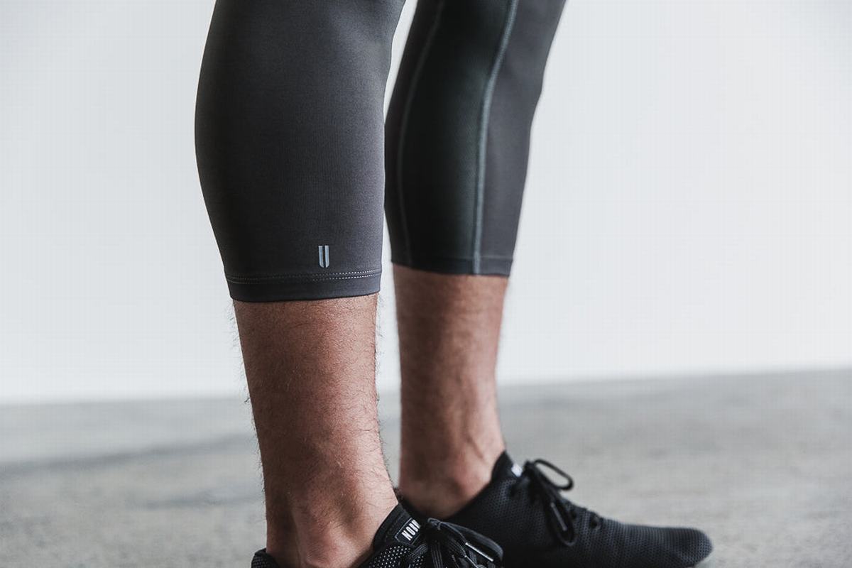 Nobull 3/4 Compression Tight Hardloopbroek Heren Donkergrijs | 987402-INM