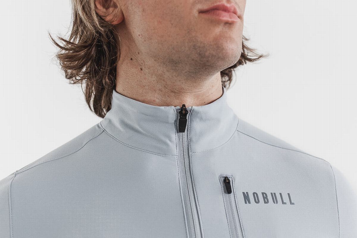 Nobull 4-way Stretch Woven Jassen Heren Grijs | 038671-MFP
