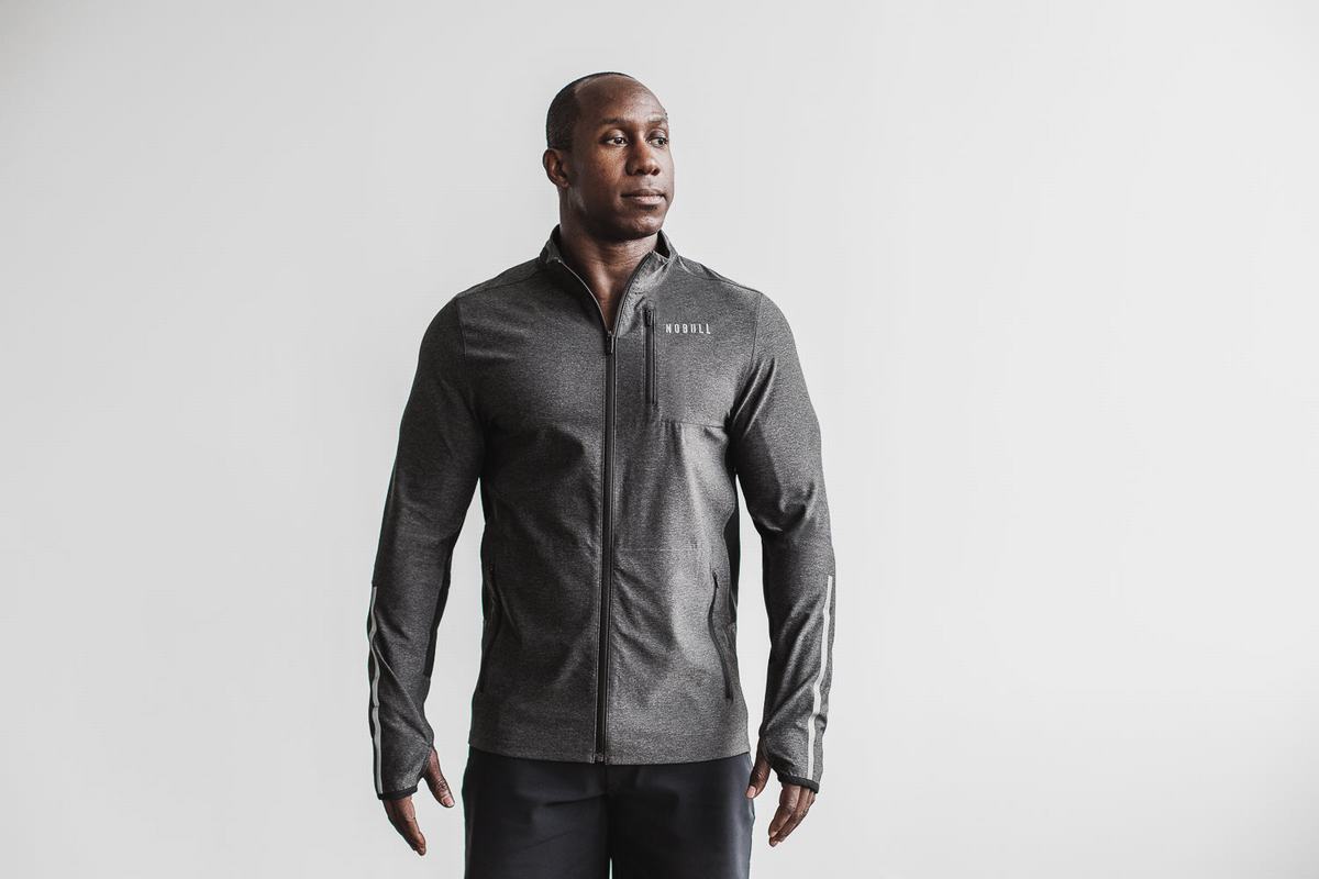Nobull 4-way Stretch Woven Jassen Heren Diepgrijs | 068317-IDF