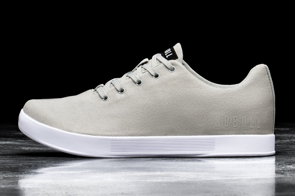 Nobull Arctic Canvas Trainer Fitness Schoenen Heren Grijs | 492587-EVN