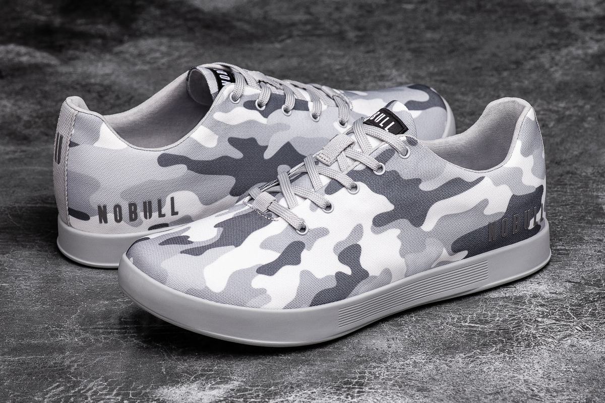 Nobull Arctic Canvas Trainer Fitness Schoenen Dames Camo | 835947-JBI