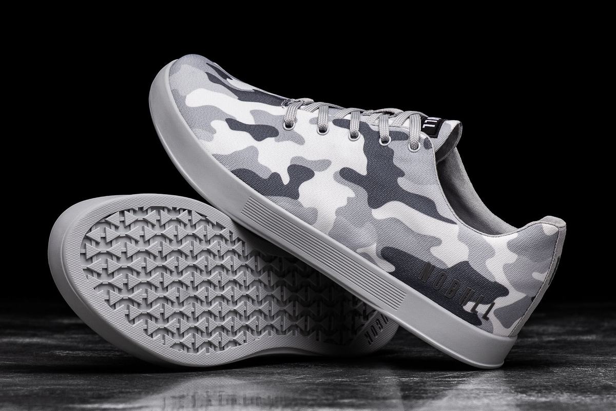 Nobull Arctic Canvas Trainer Fitness Schoenen Dames Camo | 835947-JBI