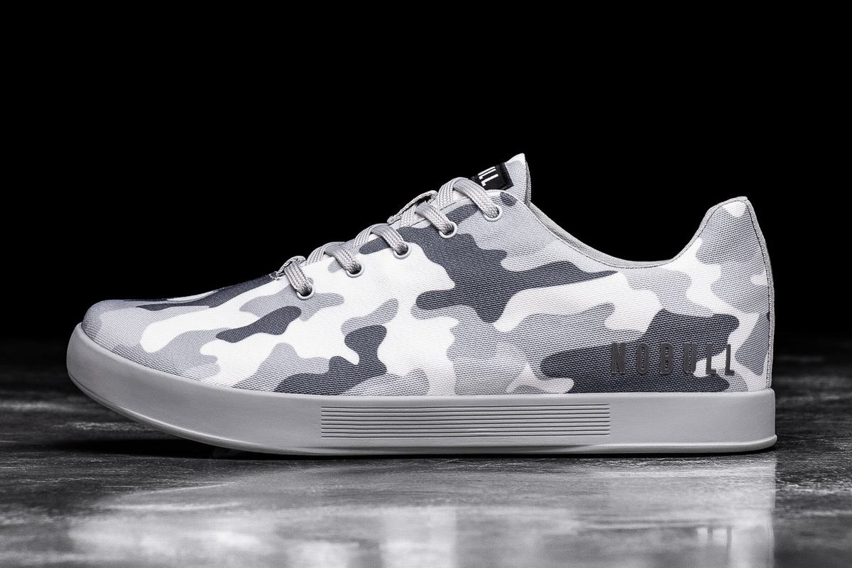 Nobull Arctic Canvas Trainer Fitness Schoenen Dames Camo | 835947-JBI