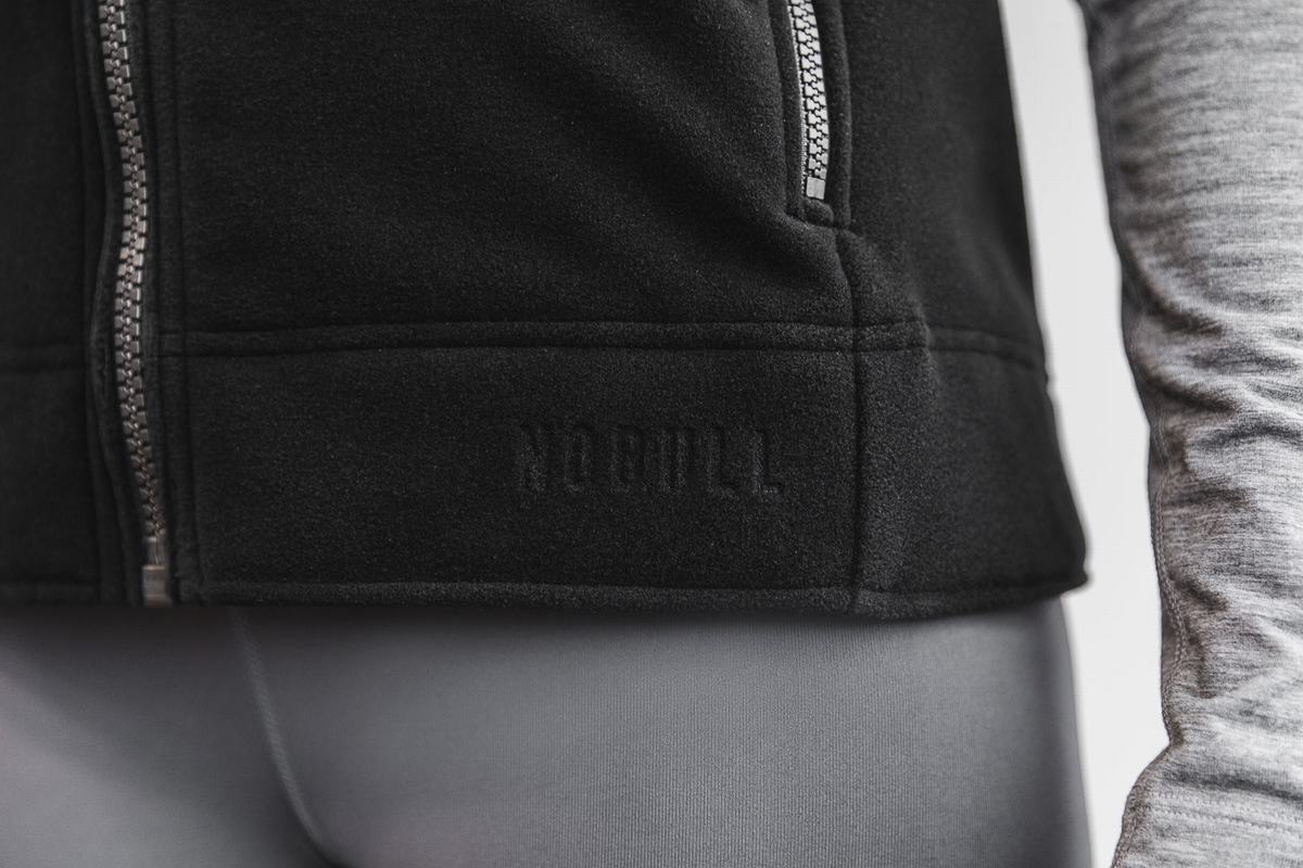 Nobull Arctic Gilet Dames Zwart | 894235-DXB