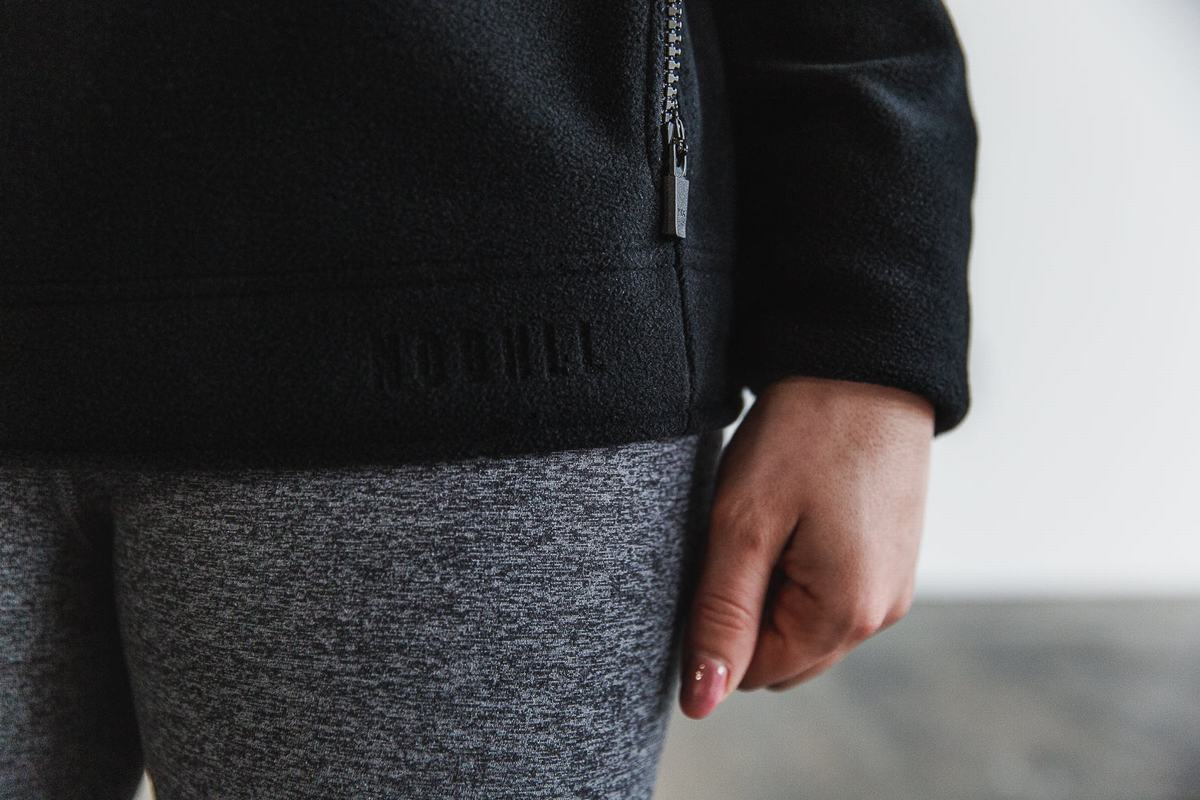 Nobull Arctic Hoodie Dames Zwart | 538716-ALR