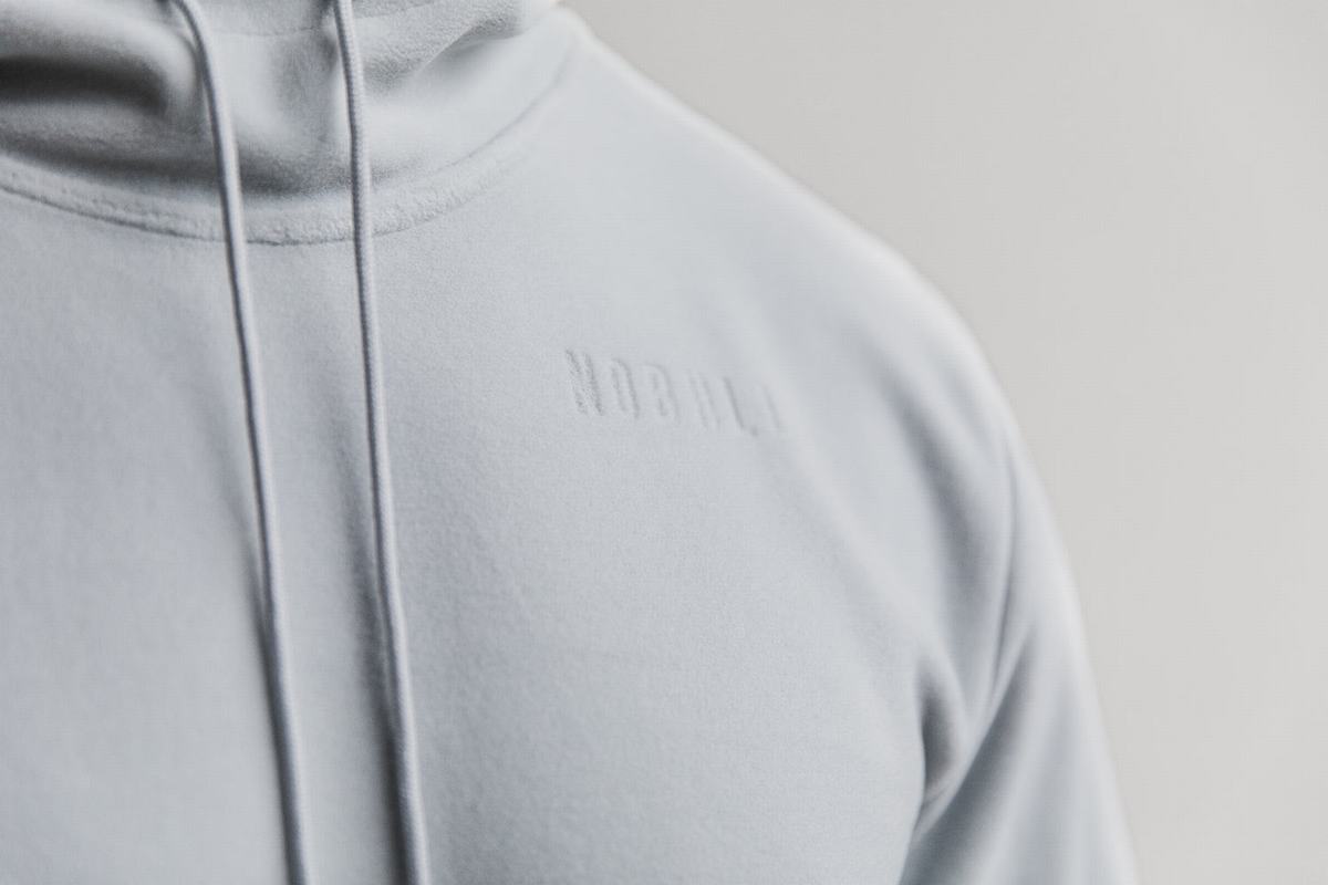 Nobull Arctic Hoodie Heren Grijs | 830915-VCE