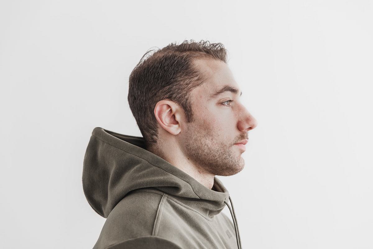 Nobull Arctic Hoodie Heren Groen | 194206-FEQ