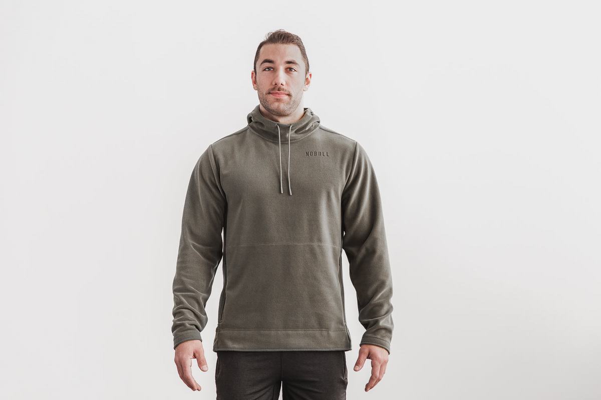 Nobull Arctic Hoodie Heren Groen | 194206-FEQ