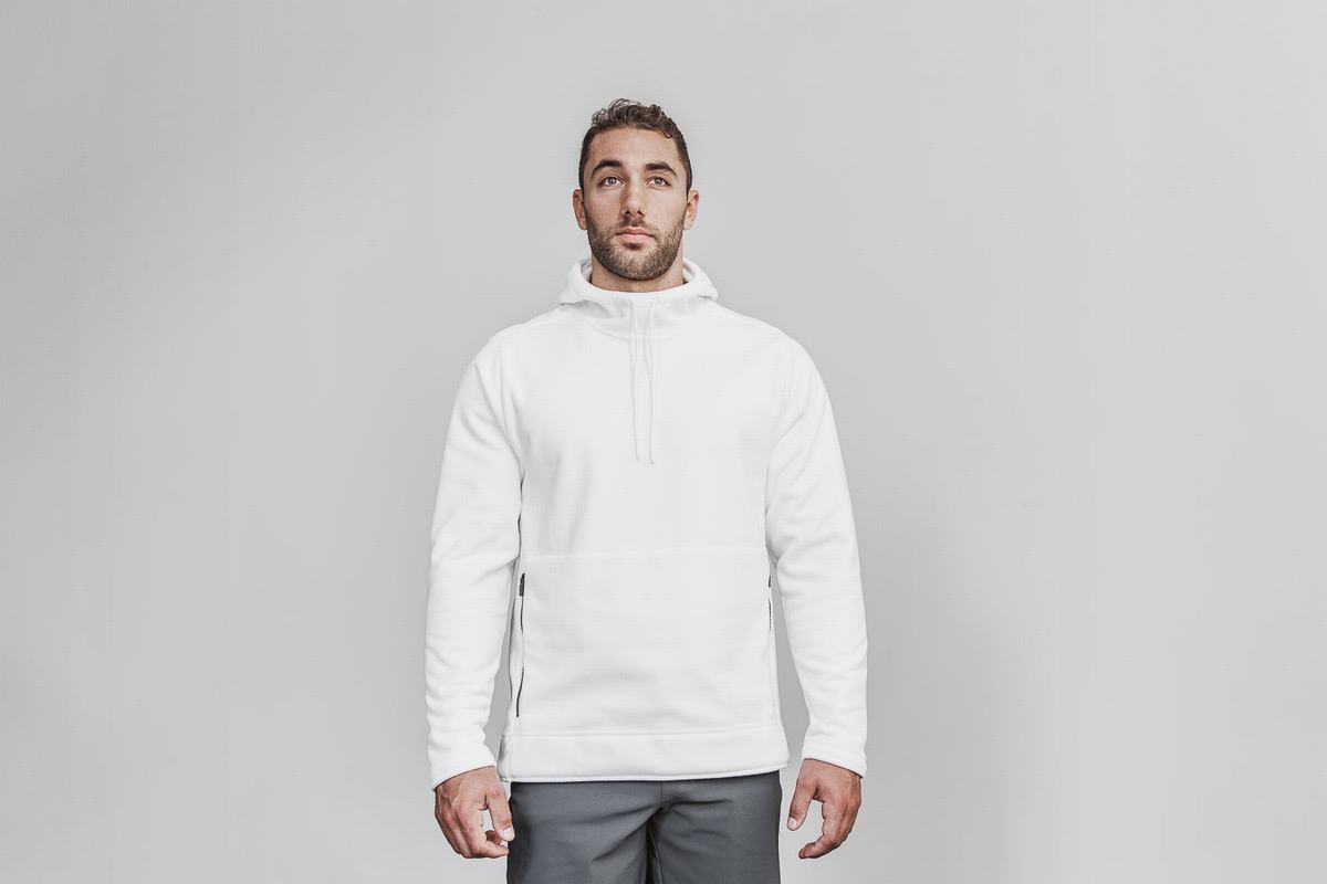 Nobull Arctic Hoodie Heren Wit | 950723-OKV