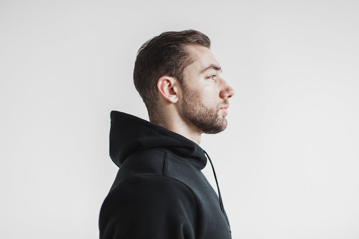 Nobull Arctic Hoodie Heren Zwart | 094735-UBS