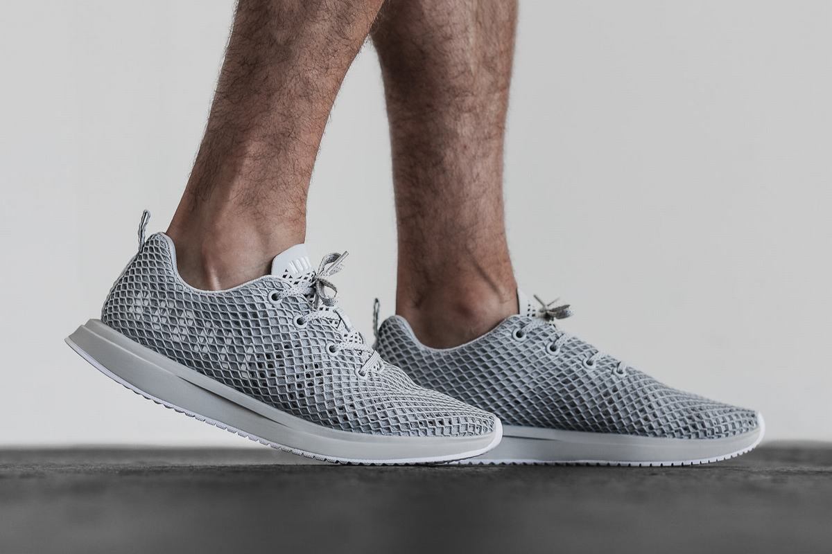 Nobull Arctic Mesh Runner Loopschoenen Heren Grijs | 579436-TXV