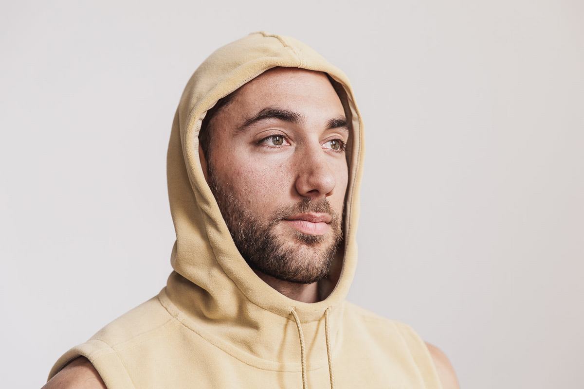 Nobull Arctic Mouwloos Pullover Heren Beige | 569327-XTW