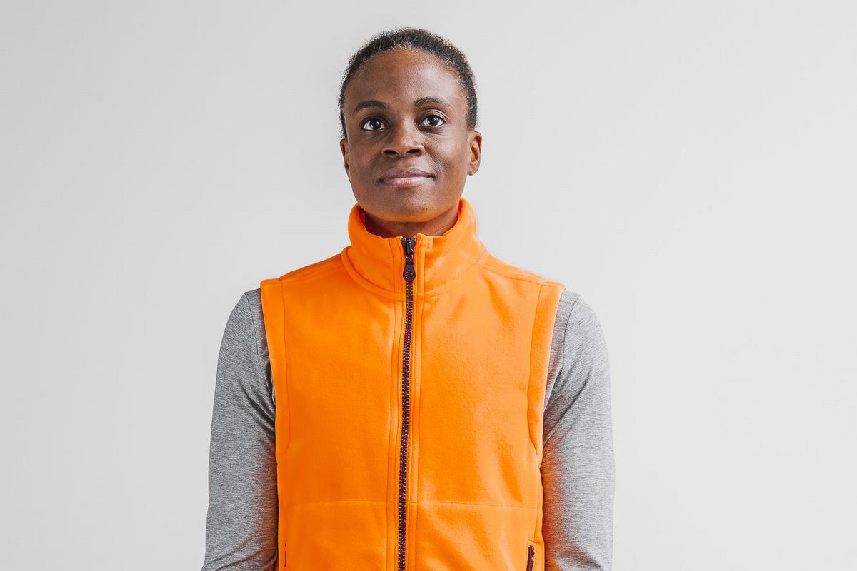 Nobull Arctic Neon Gilet Dames Oranje | 673591-GHD