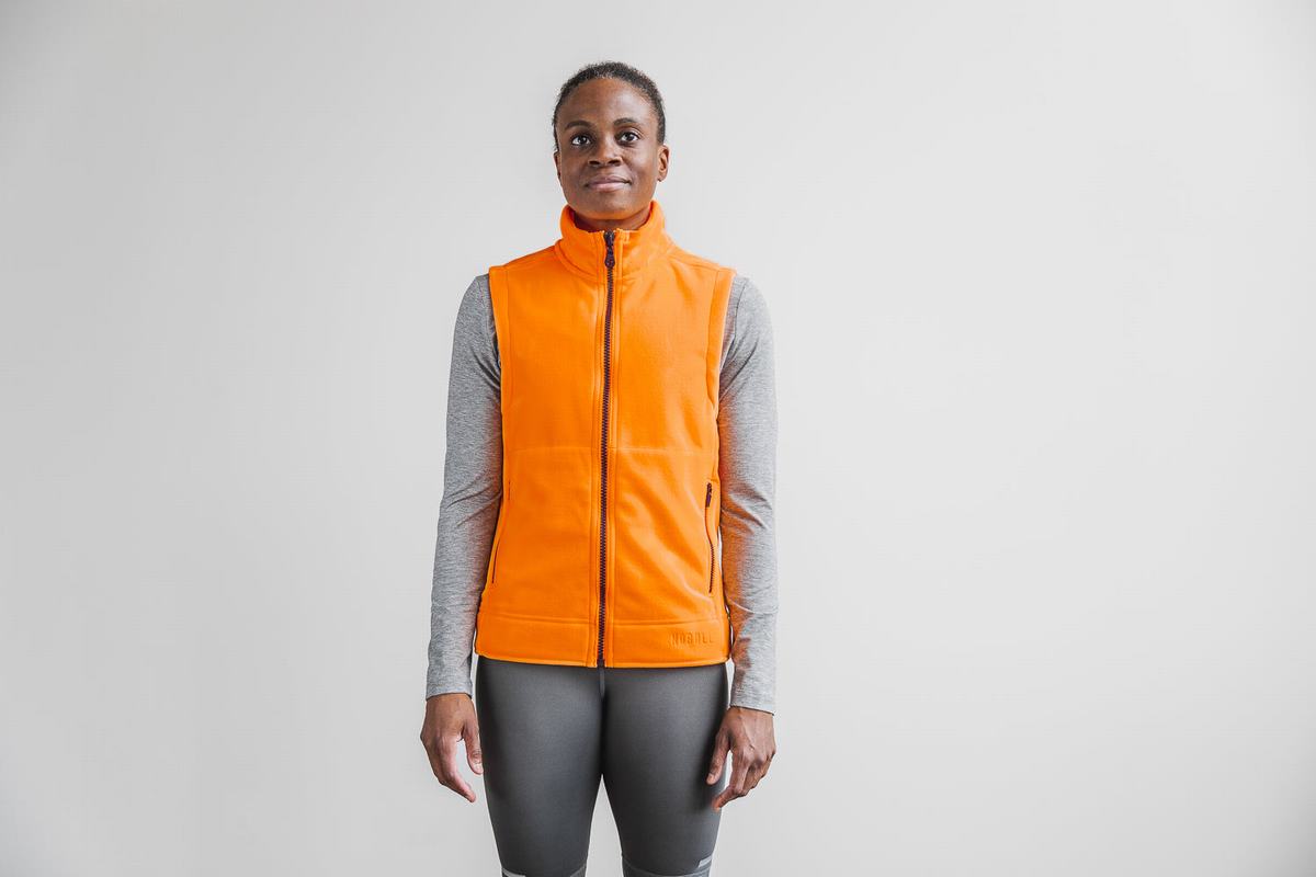 Nobull Arctic Neon Gilet Dames Oranje | 673591-GHD