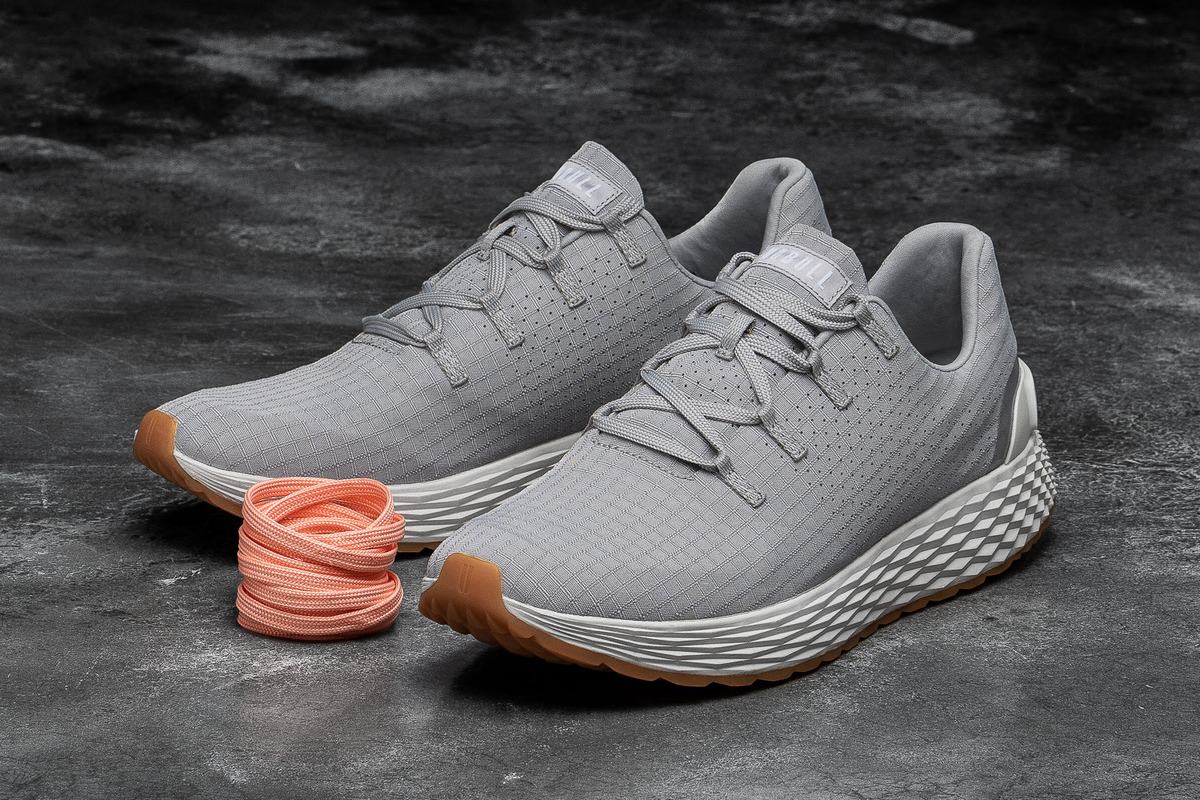 Nobull Arctic Ripstop Runner Loopschoenen Heren Grijs | 938754-IXQ