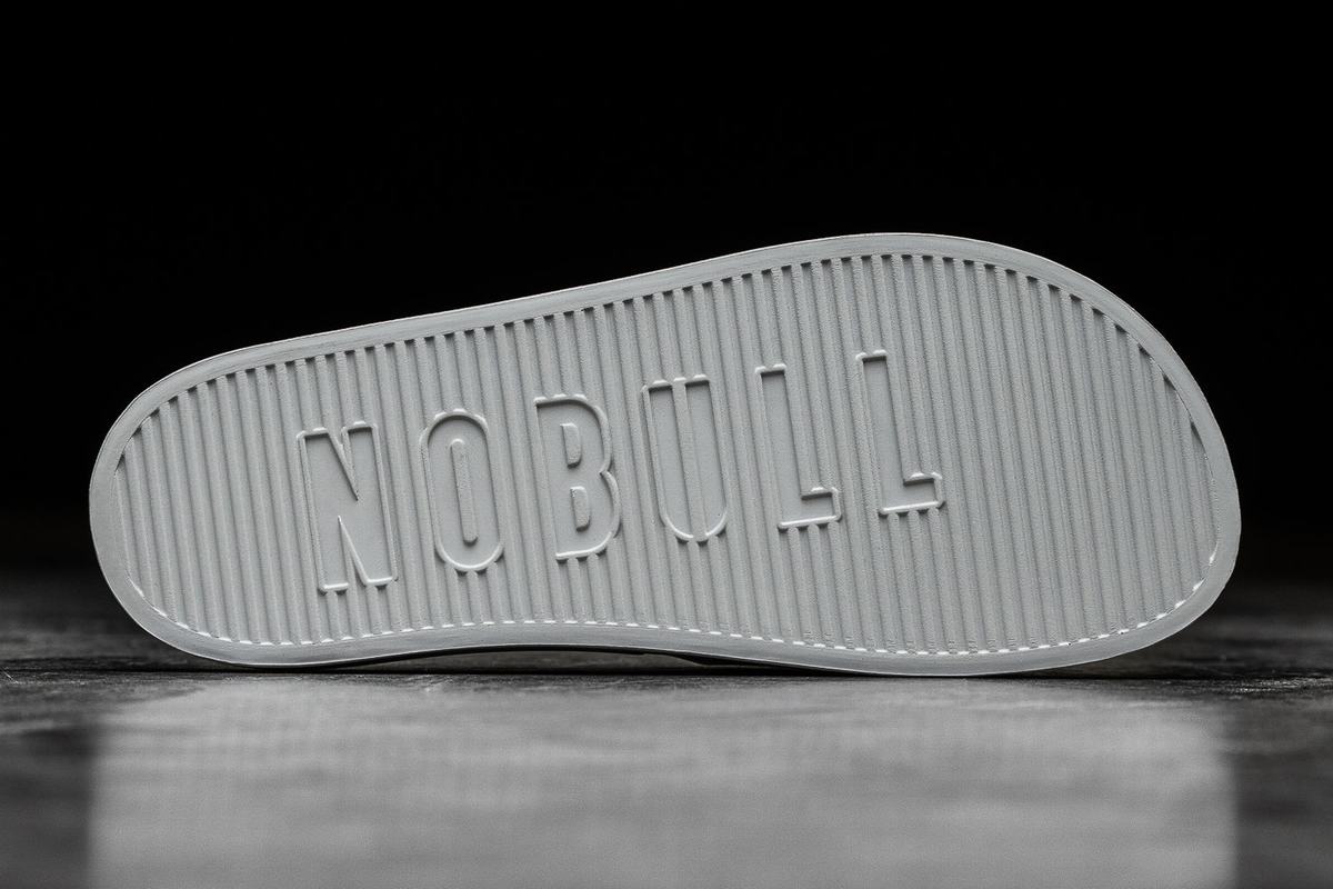 Nobull Arctic Slippers Heren Grijs | 685209-TXR