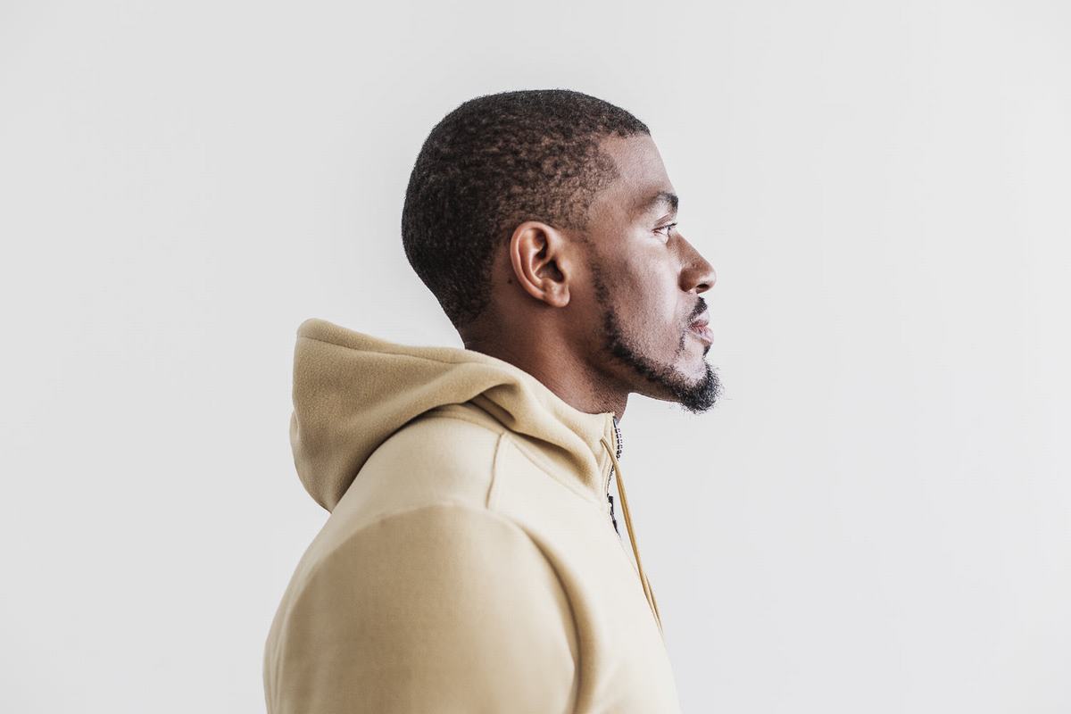 Nobull Arctic Zip-up Jassen Heren Beige | 270954-PUB