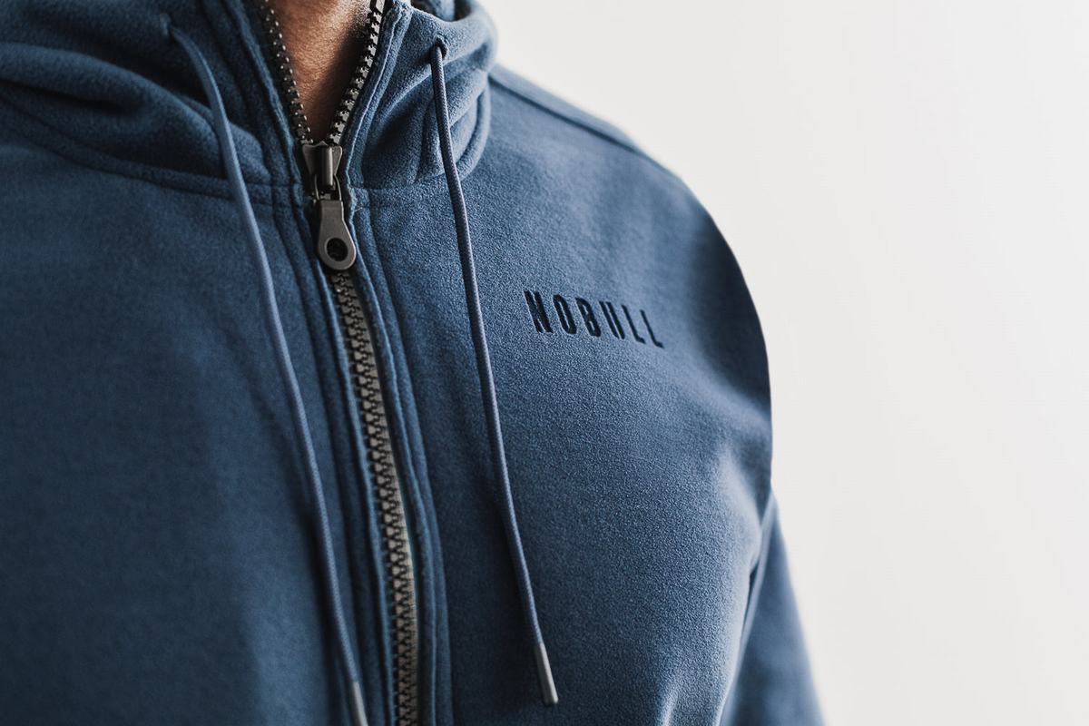 Nobull Arctic Zip-up Jassen Heren Grijs Blauw | 064598-AXR