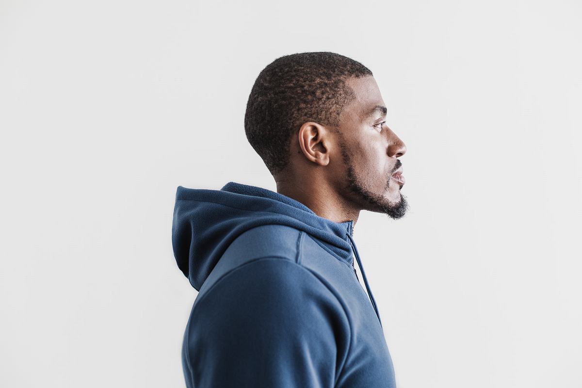 Nobull Arctic Zip-up Jassen Heren Grijs Blauw | 064598-AXR