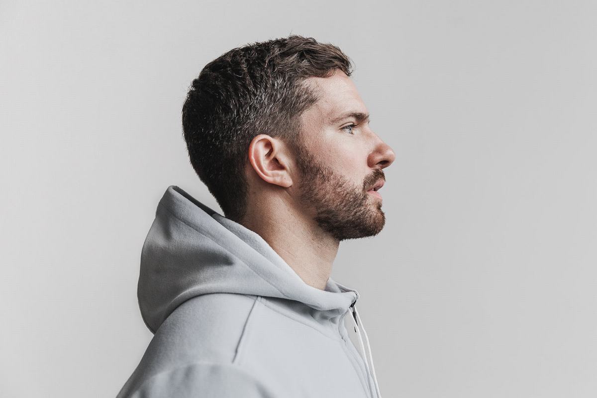 Nobull Arctic Zip-up Jassen Heren Grijs | 895730-UVN