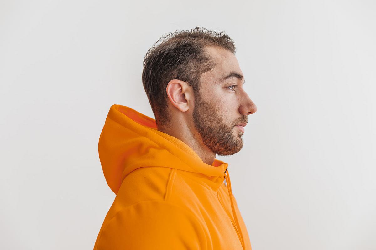 Nobull Arctic Zip-up Neon Jassen Heren Oranje | 304589-WKS