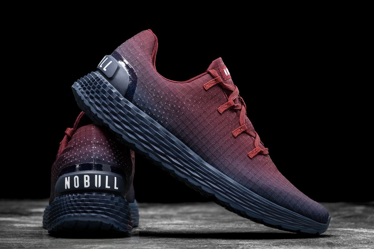 Nobull Atlantic Ripstop Runner Loopschoenen Heren Donkerrood | 217895-MBZ