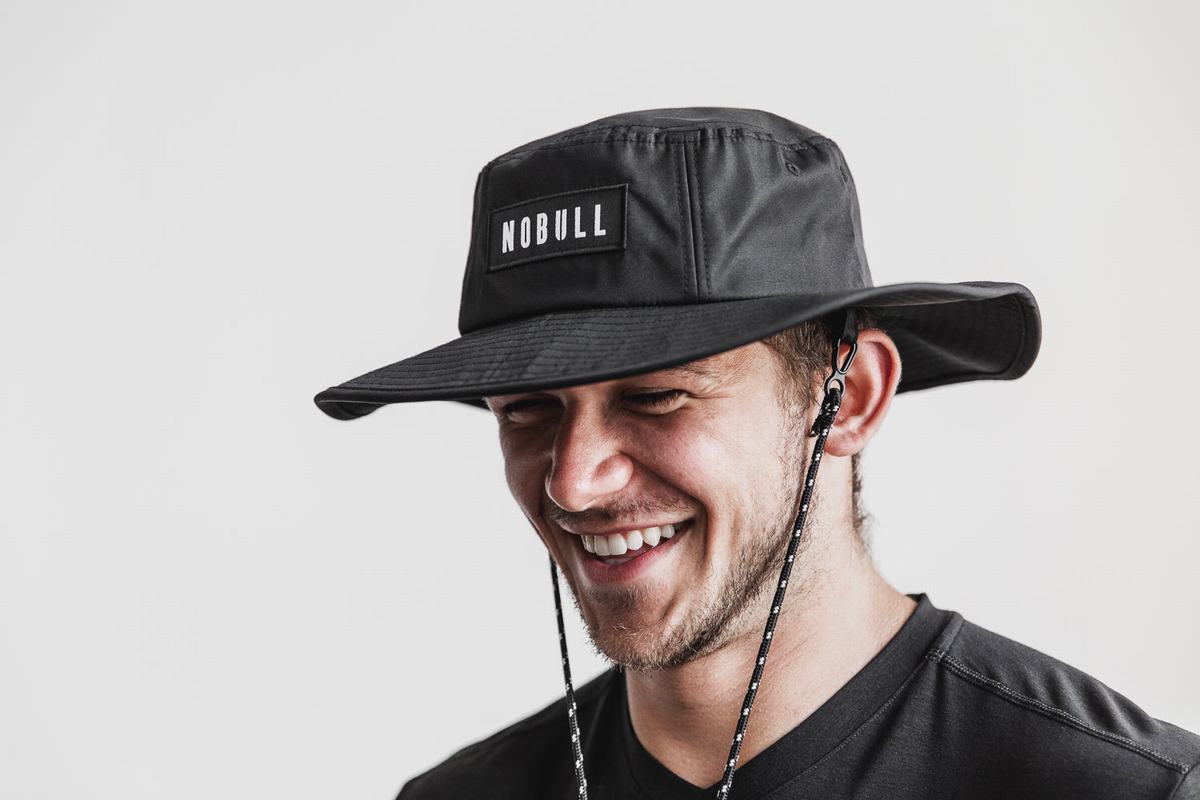 Nobull Boonie Hoeden Heren Zwart | 402618-LTF