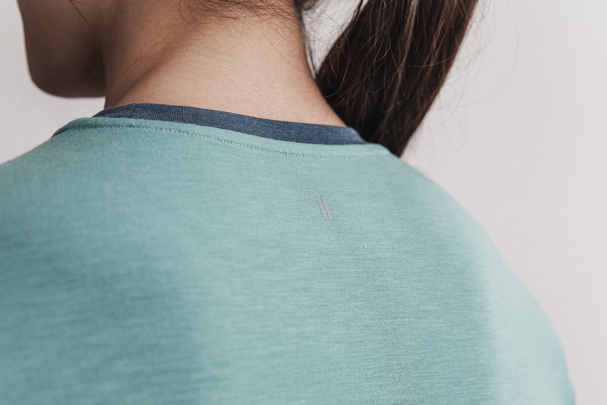 Nobull Boxy T-shirts Dames Blauw | 709153-URQ