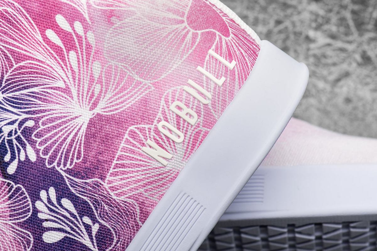 Nobull Canvas Mid Trainer Fitness Schoenen Heren Roze Wit | 028963-SRF