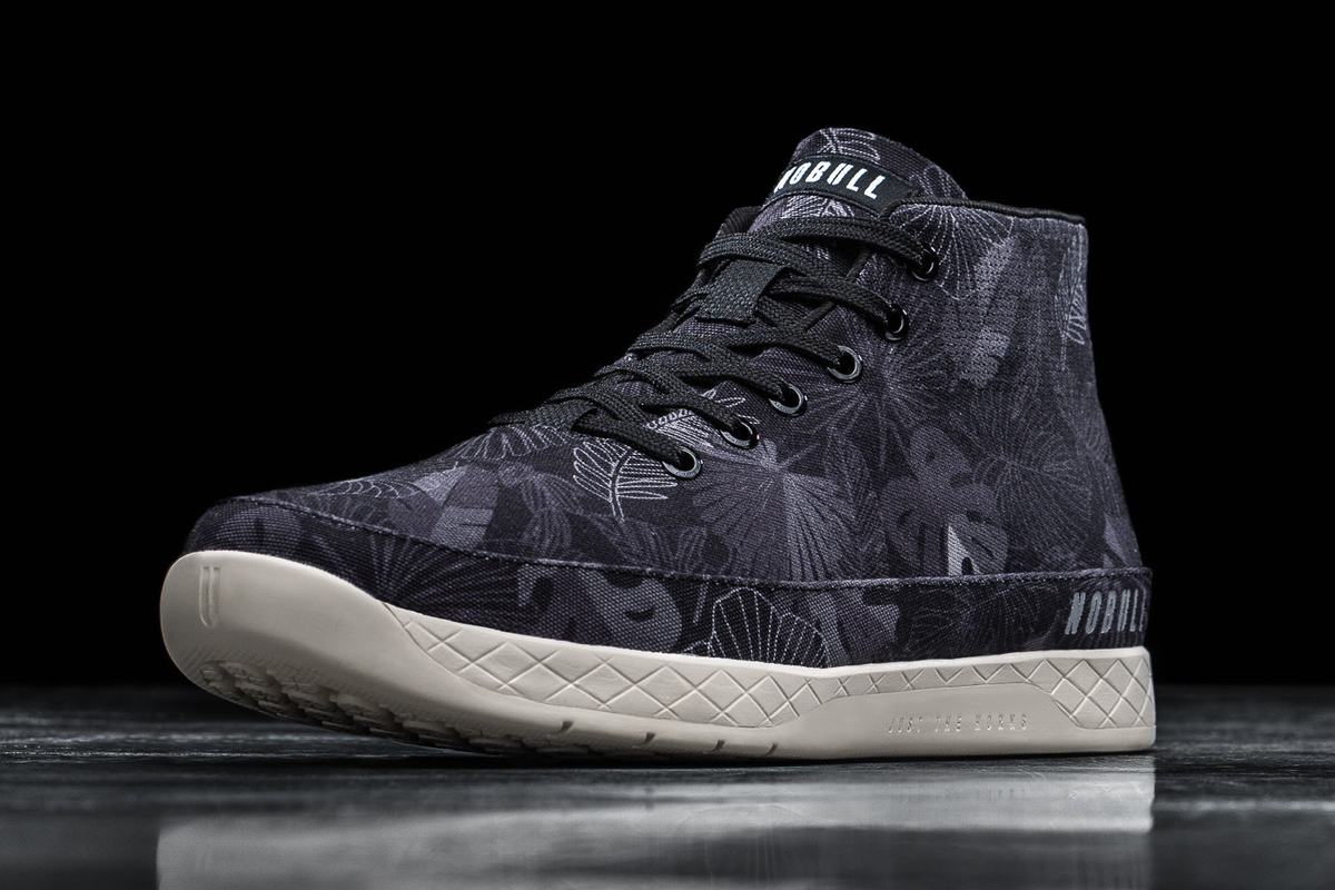 Nobull Canvas Mid Trainer Fitness Schoenen Heren Zwart | 085712-NUV