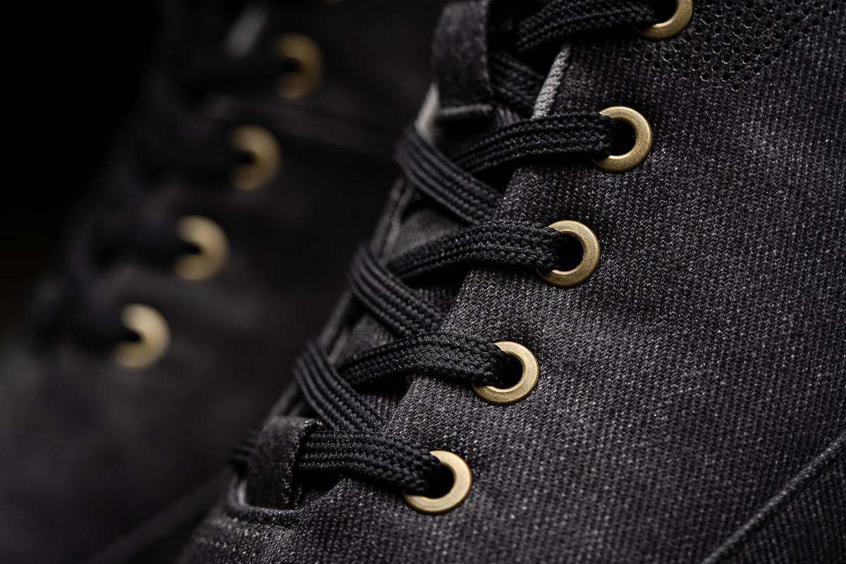 Nobull Canvas Mid Trainer Fitness Schoenen Heren Zwart | 092875-UTR