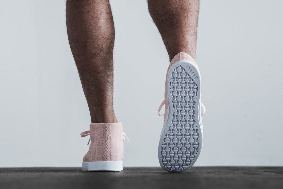 Nobull Canvas Mid Trainer Fitness Schoenen Heren Roze | 817096-TVD