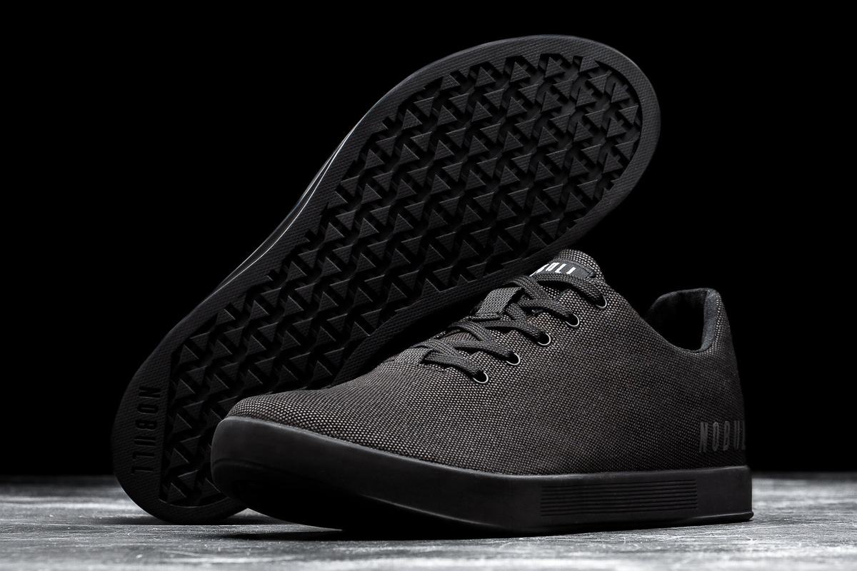 Nobull Canvas Trainer Fitness Schoenen Dames Zwart | 074835-BTR