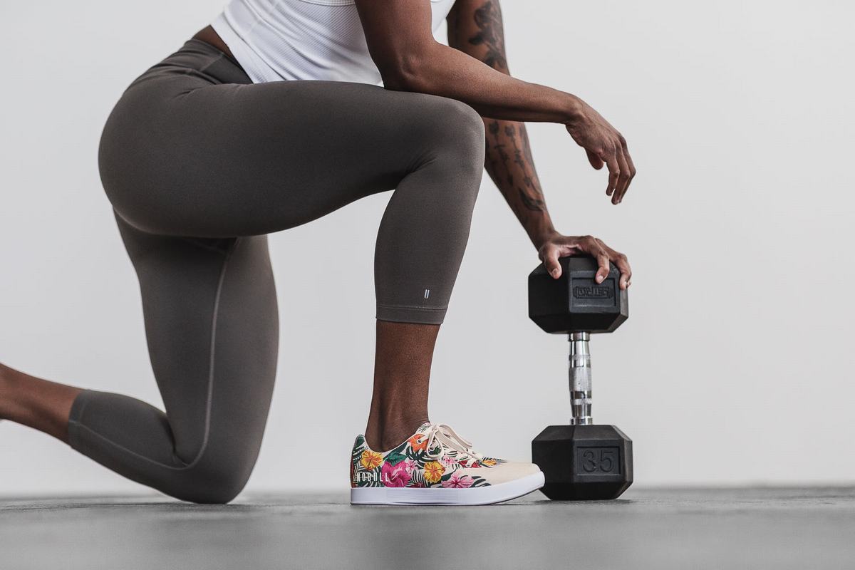 Nobull Canvas Trainer Fitness Schoenen Dames Gekleurd | 103276-PCN