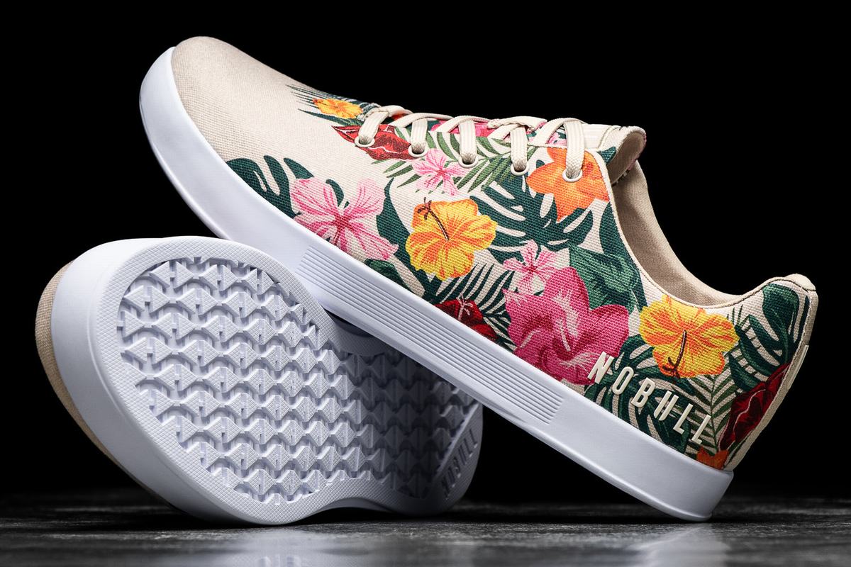 Nobull Canvas Trainer Fitness Schoenen Dames Gekleurd | 103276-PCN