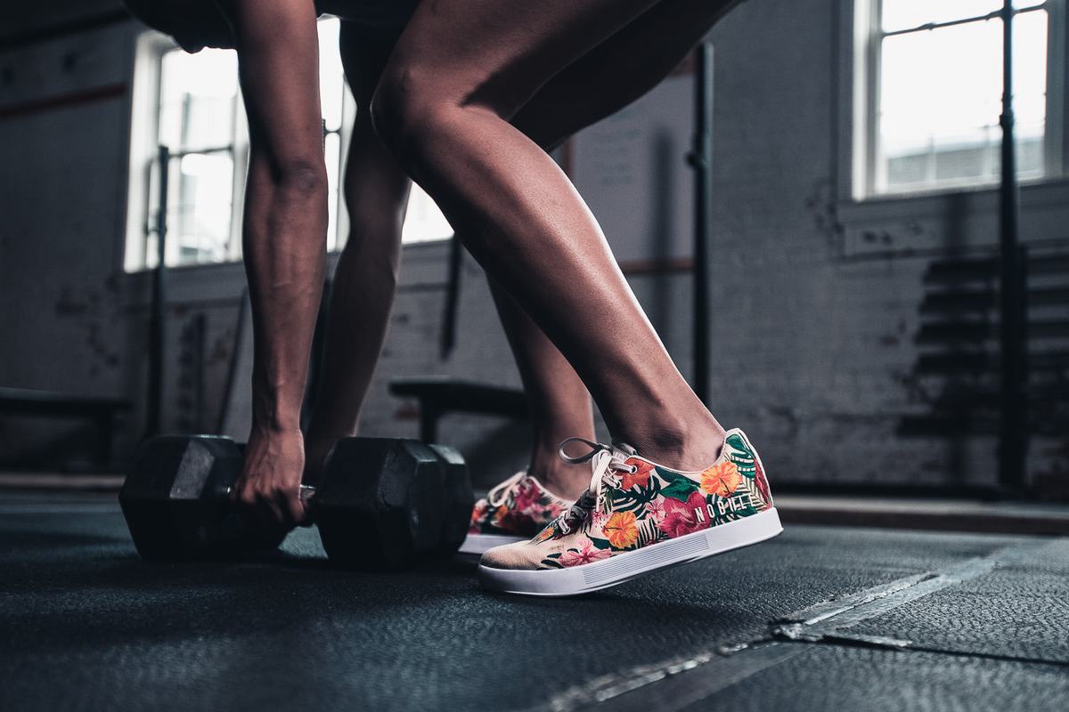 Nobull Canvas Trainer Fitness Schoenen Dames Gekleurd | 103276-PCN