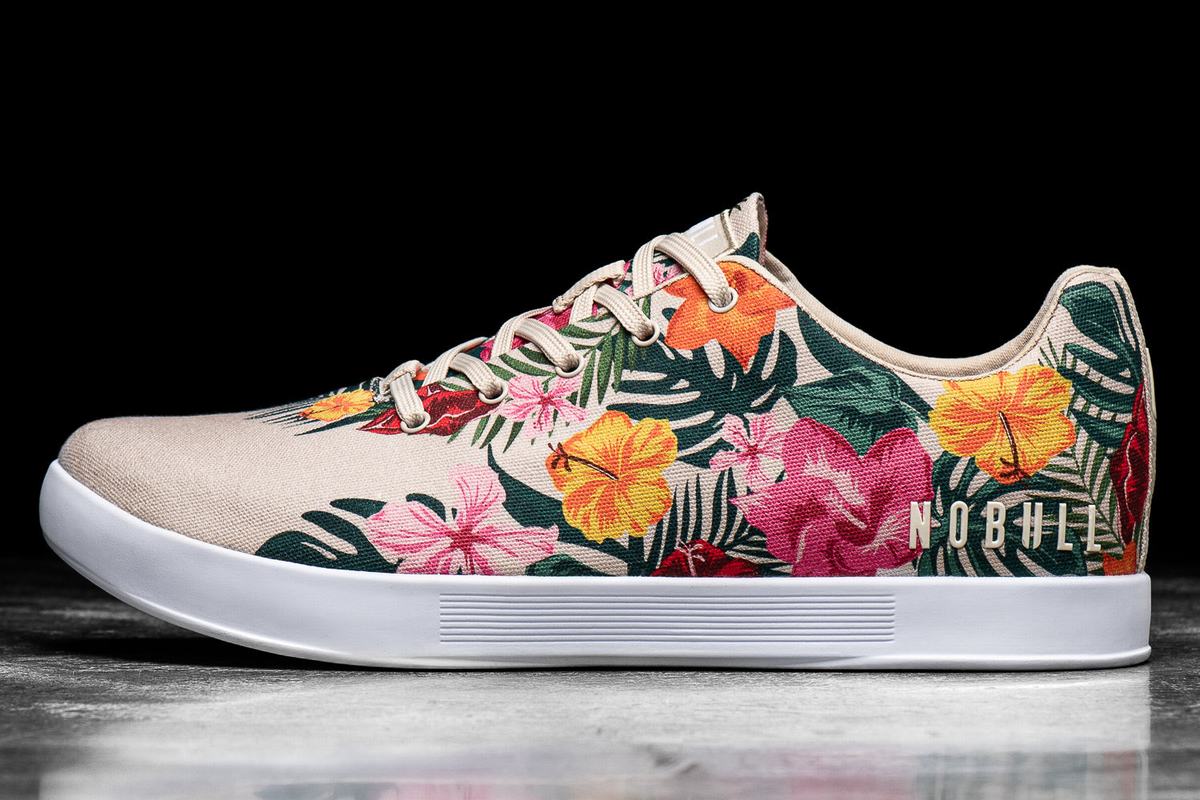 Nobull Canvas Trainer Fitness Schoenen Dames Gekleurd | 103276-PCN