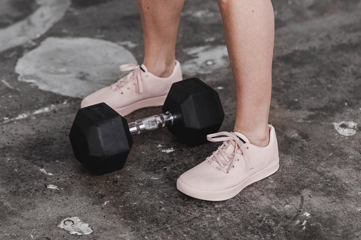 Nobull Canvas Trainer Fitness Schoenen Dames Roze | 168457-VSD