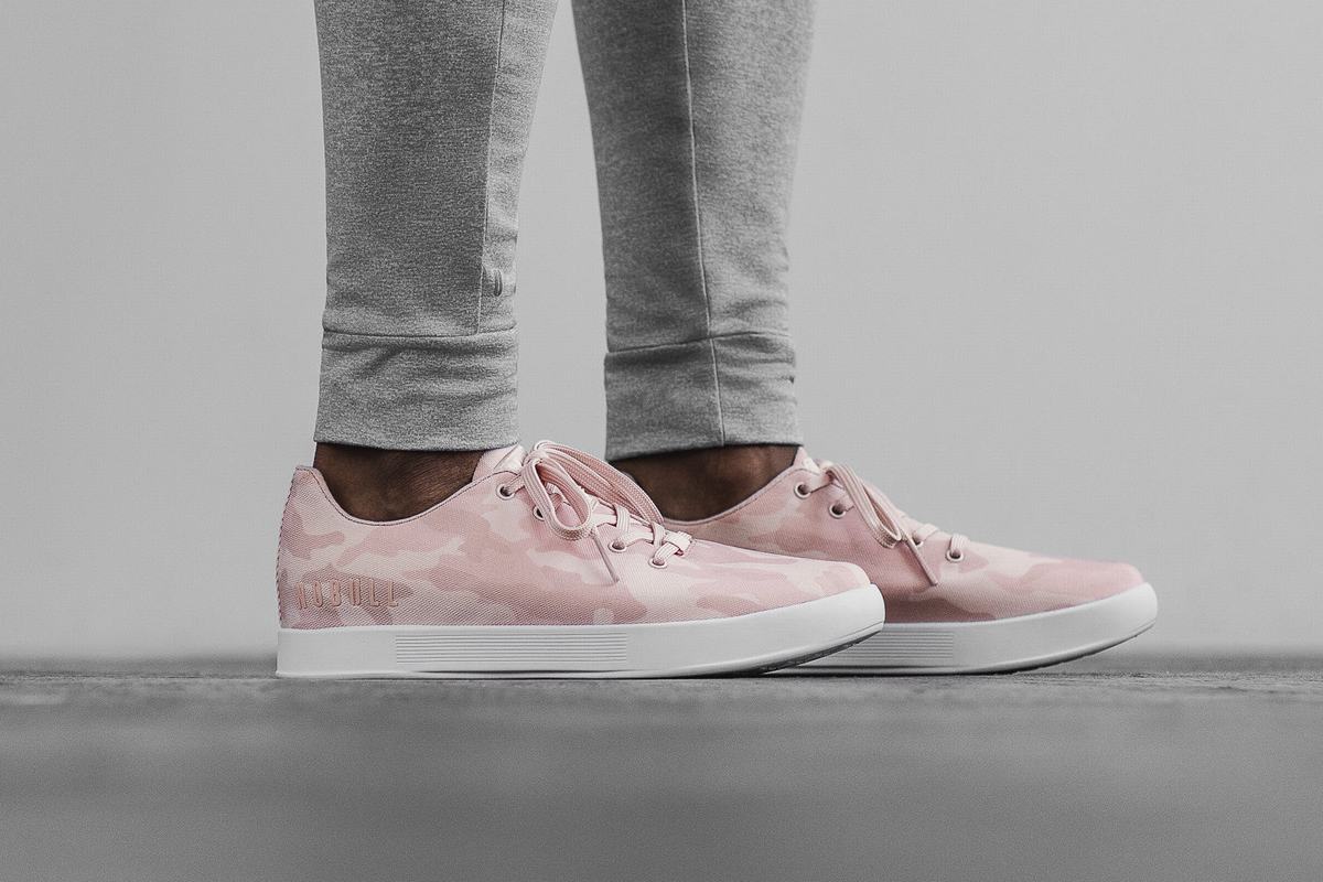 Nobull Canvas Trainer Fitness Schoenen Dames Roze Camo | 259016-FNX