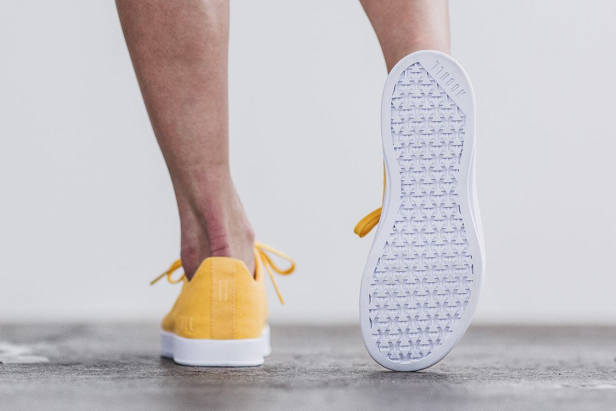 Nobull Canvas Trainer Fitness Schoenen Dames Geel | 608142-RZS
