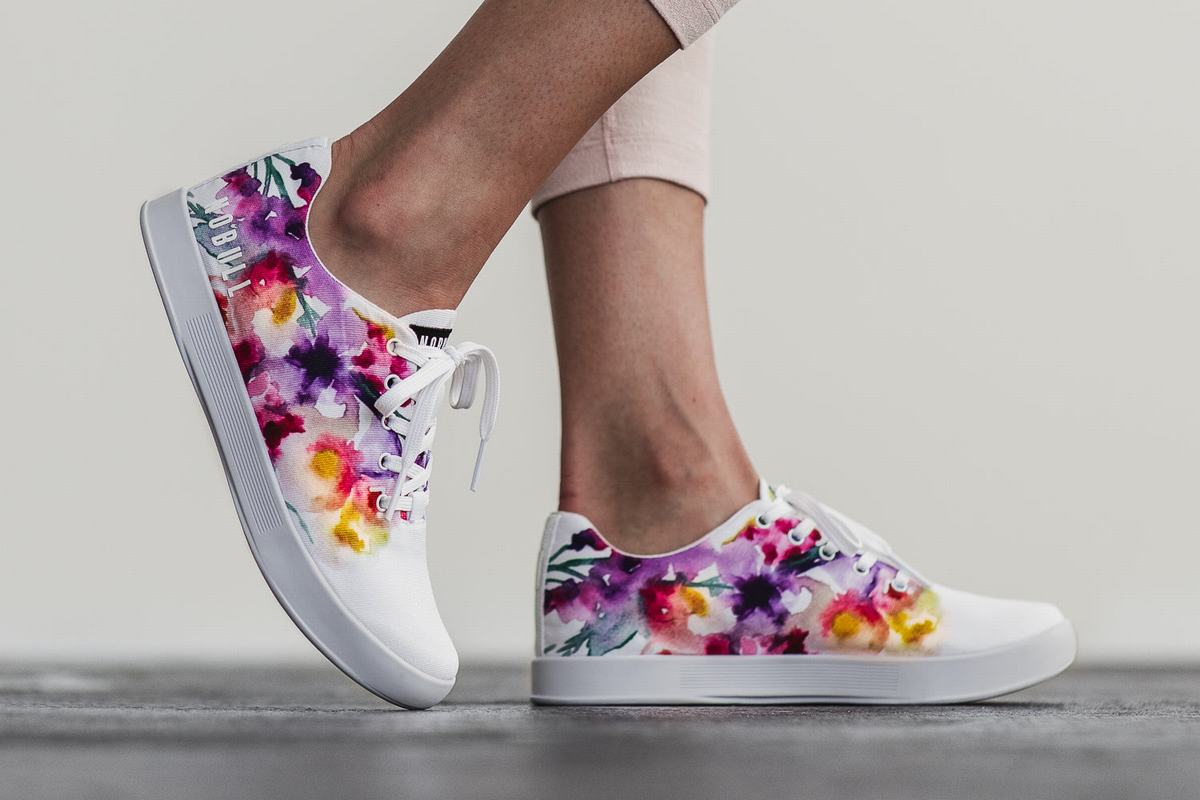 Nobull Canvas Trainer Fitness Schoenen Dames Paars | 842693-GHJ