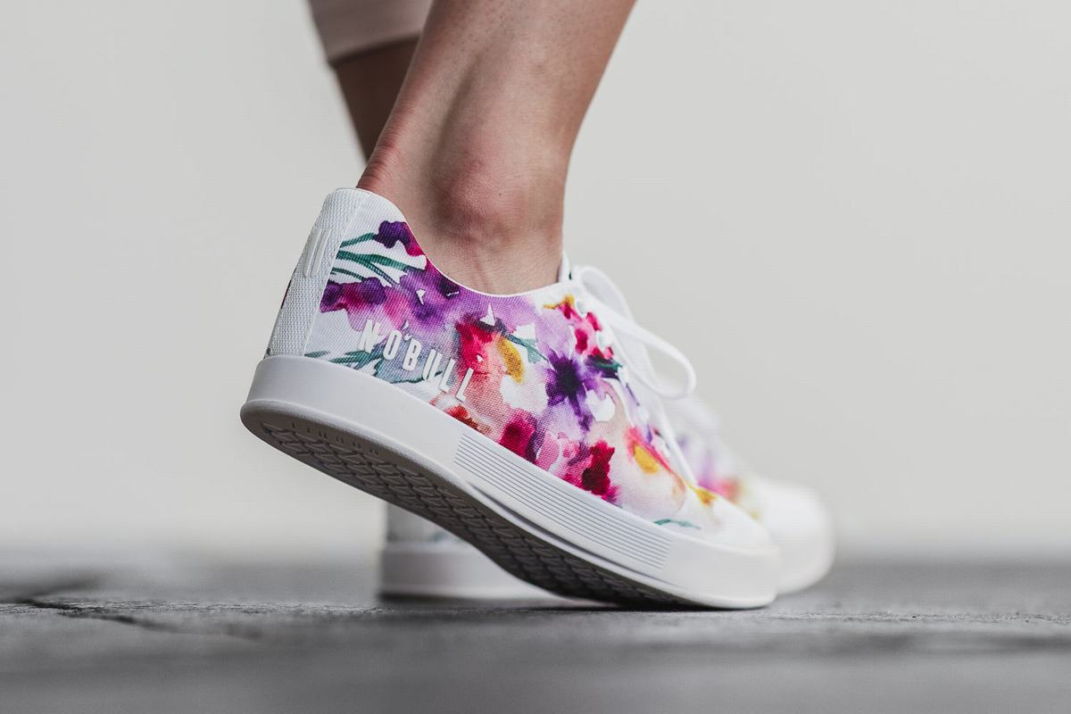 Nobull Canvas Trainer Fitness Schoenen Dames Paars | 842693-GHJ