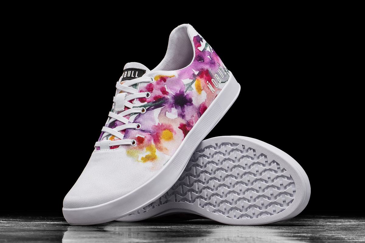 Nobull Canvas Trainer Fitness Schoenen Dames Paars | 842693-GHJ