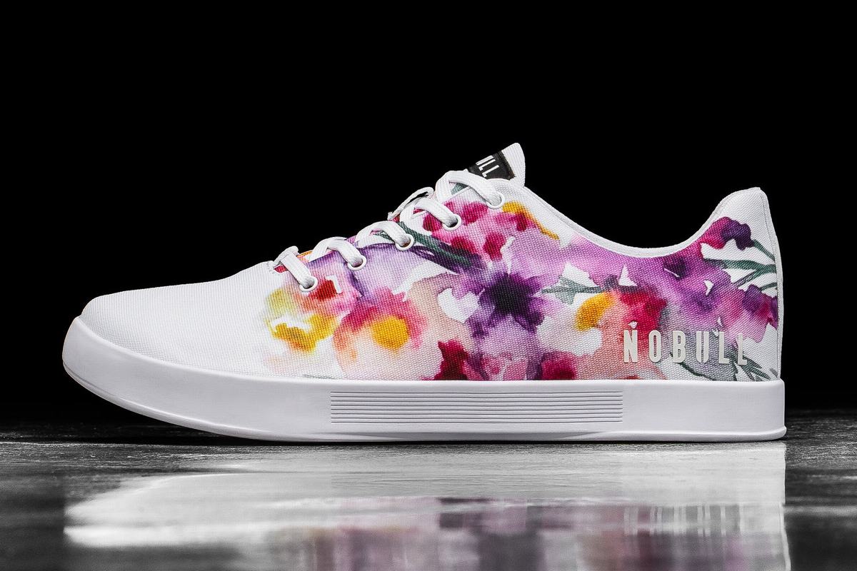 Nobull Canvas Trainer Fitness Schoenen Dames Paars | 842693-GHJ