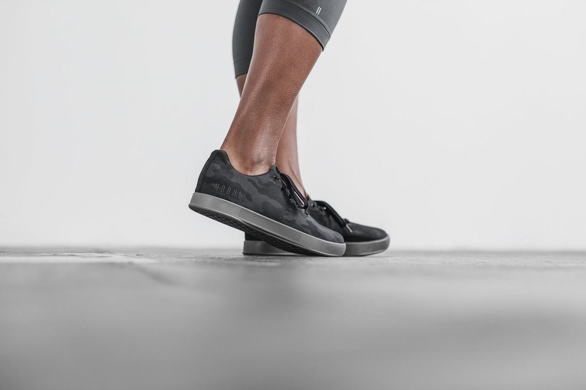 Nobull Canvas Trainer Fitness Schoenen Dames Camo | 962458-TID