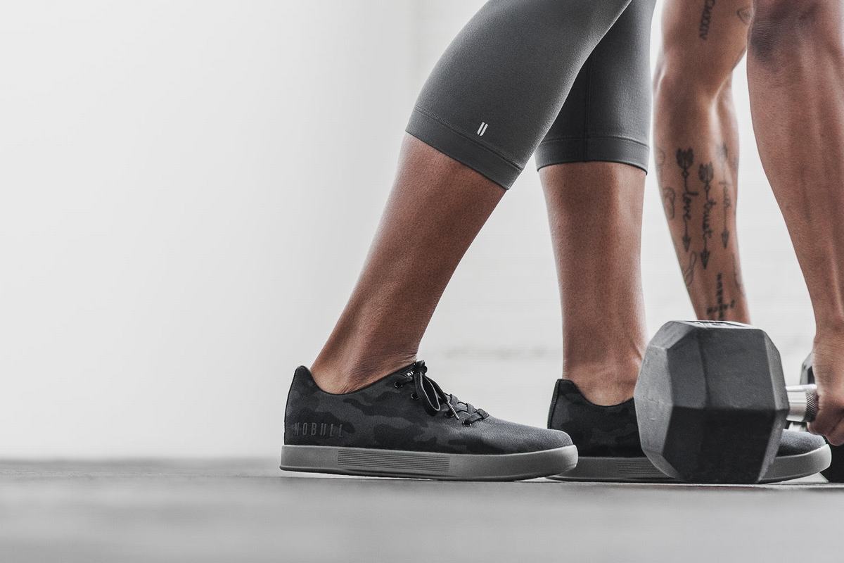 Nobull Canvas Trainer Fitness Schoenen Dames Camo | 962458-TID