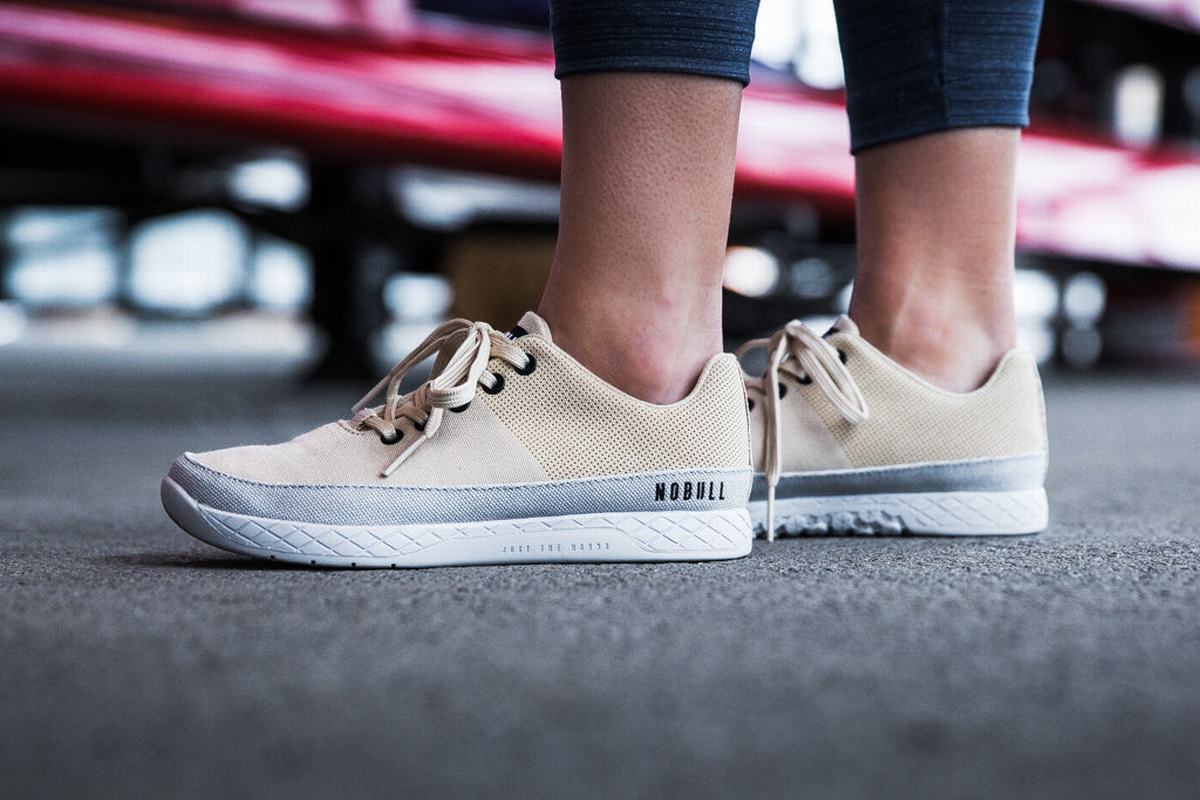 Nobull Canvas Trainer Fitness Schoenen Dames Grijs | 985643-JMX