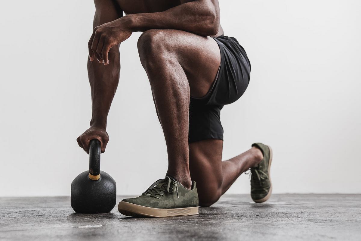 Nobull Canvas Trainer Fitness Schoenen Heren Donkercamo | 146820-PKS