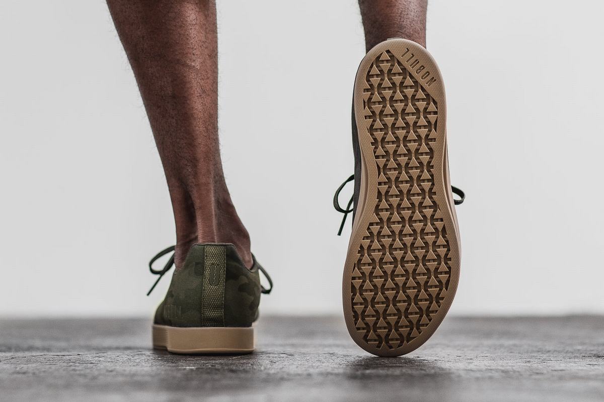 Nobull Canvas Trainer Fitness Schoenen Heren Donkercamo | 146820-PKS